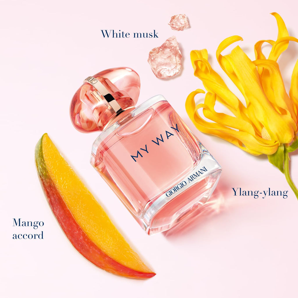 Armani Beauty My Way Ylang Eau de Parfum – Floral Fruity Women’s Perfume | Mango & Coconut Notes – 1.0 Fl Oz