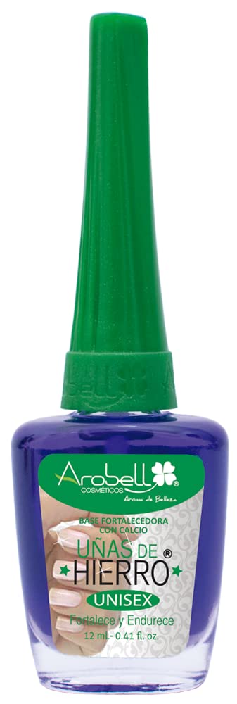 AROBELL Nail Strengthener Iron Nails & Clear Polish for Damaged & Brittle Nails – Growth & Protection