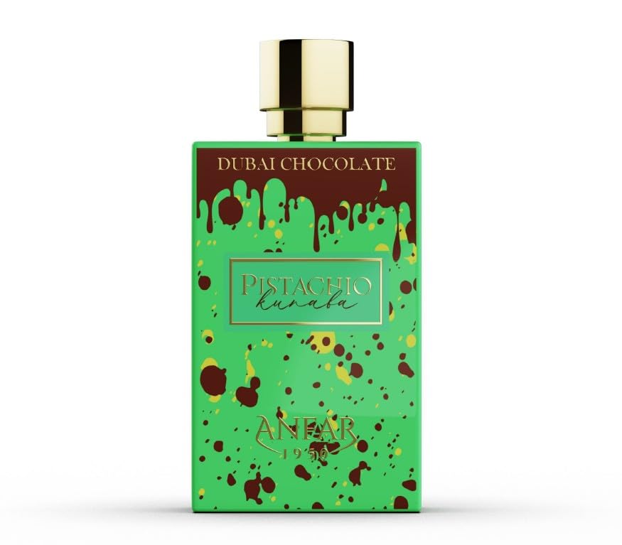 AROMA CONCEPTS Dubai Chocolate Perfume – Pistachio Kunafa Fragrance EDP 2.7 Fl Oz | Unisex Gourmand Scent