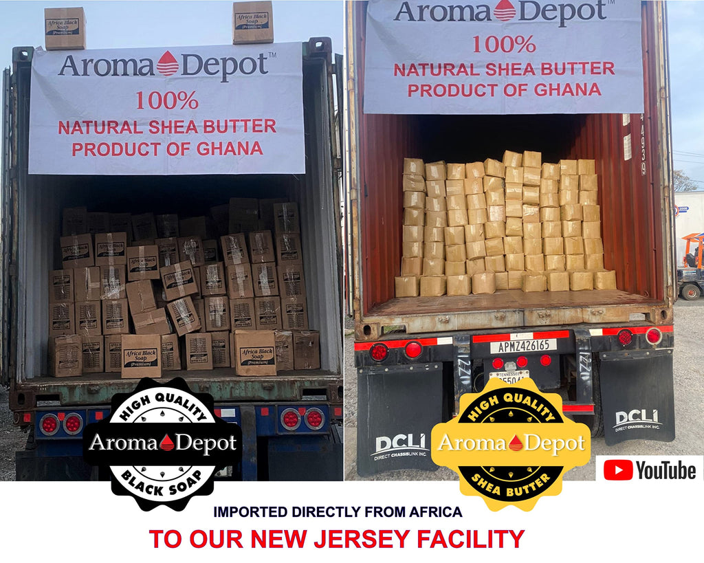 Aroma Depot Raw African Liquid Black Soap – 100% Natural, Handmade from Ghana