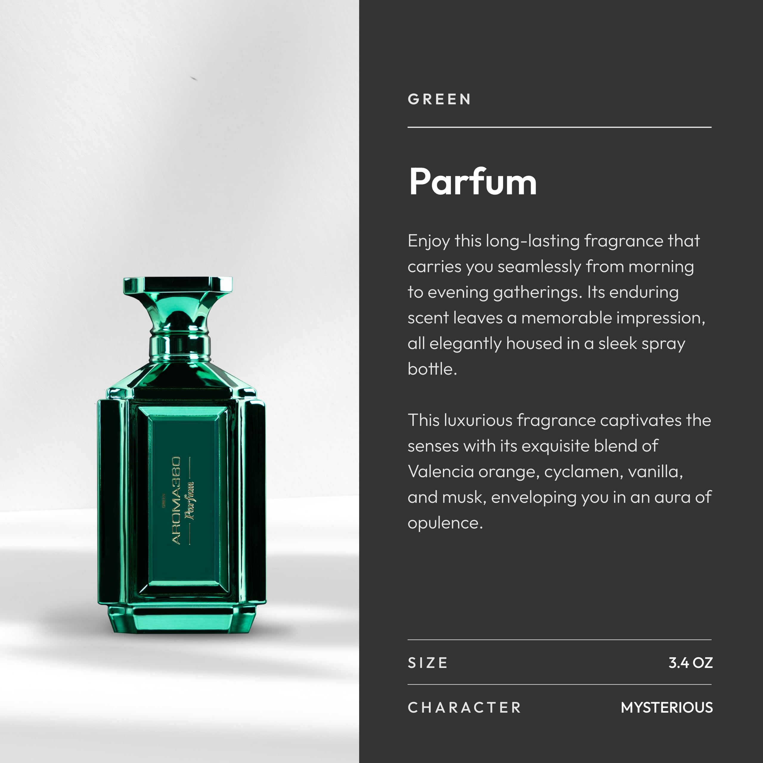 Aroma360 Women's Parfum – Coconut, Bergamot & Valencia Orange | 50mL
