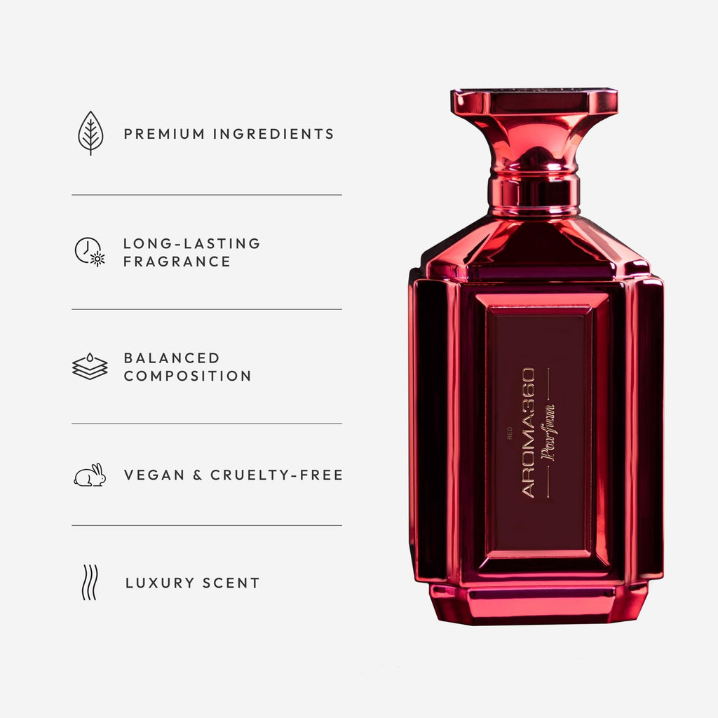 Aroma360 Women's Perfume - Luxurious Fragrance with Grapefruit, Amber, Peppercorn & Sea Moss (100 mL / 3.38 fl oz)