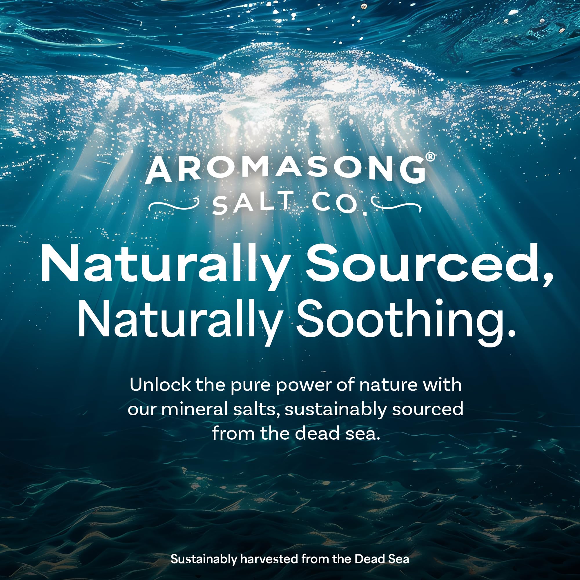 Aromasong RAW Magnesium Bath Flakes with Lavender – 12 lb Bulk Dead Sea MgCl2 Mineral Soak