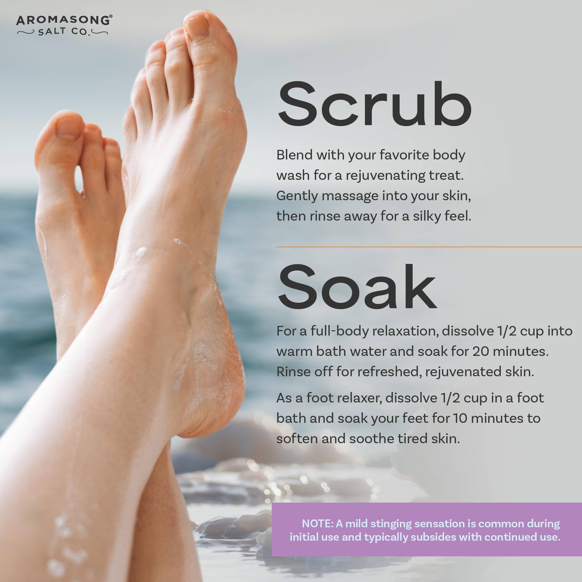 Aromasong RAW Magnesium Bath Flakes with Lavender – 3 lb Dead Sea Magnesium Chloride Mineral Soak