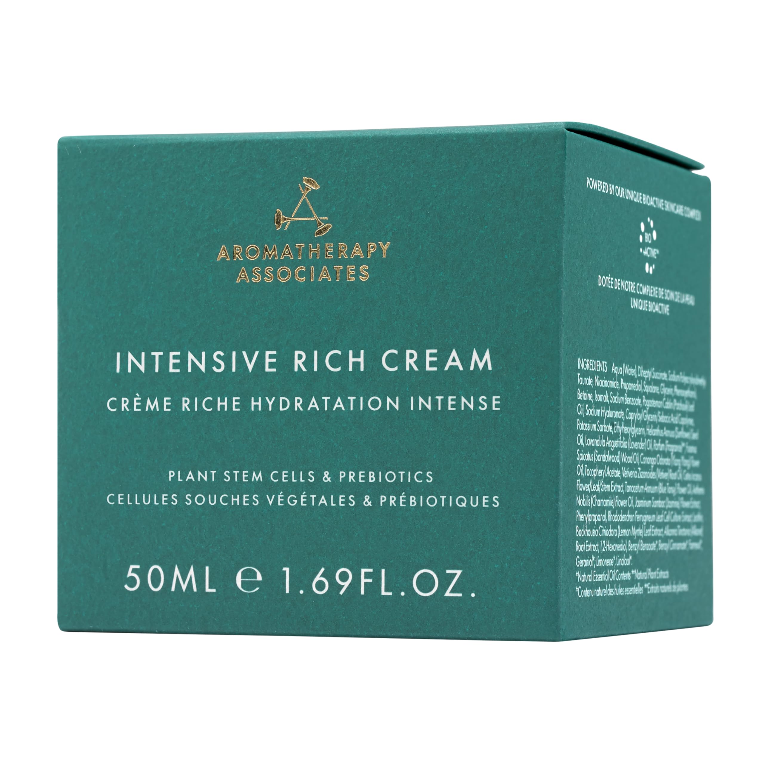 Aromatherapy Associates Intensive Rich Cream | Hydrating Plant Stem Cells & Prebiotics, 1.69 oz