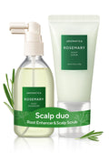 AROMATICA Rosemary Root Enhancer & Scalp Scrub Set | Korean Hair Care