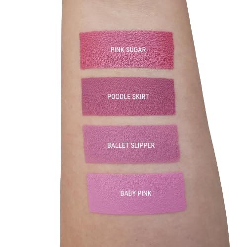 Aromi Metallic Liquid Lipstick – Pink Sugar | Long-Lasting, Transfer-Proof, Waterproof Lip Color (Paraben & Phthalate Free)