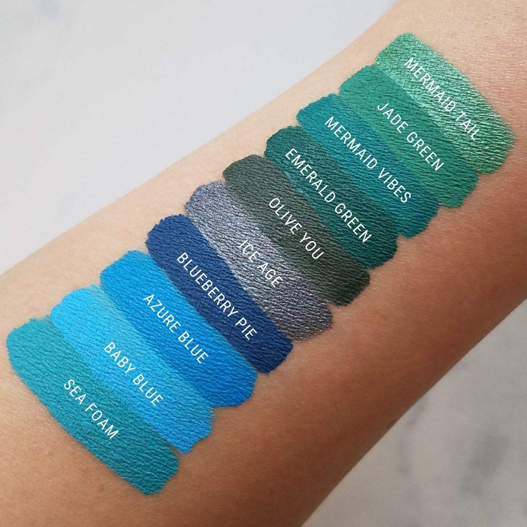 Aromi Emerald Green Matte Liquid Lipstick | Long-Lasting, Vegan & Cruelty-Free