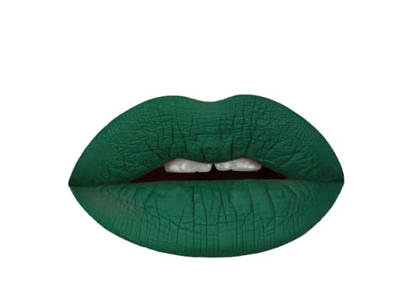 Aromi Emerald Green Matte Liquid Lipstick | Long-Lasting, Vegan & Cruelty-Free