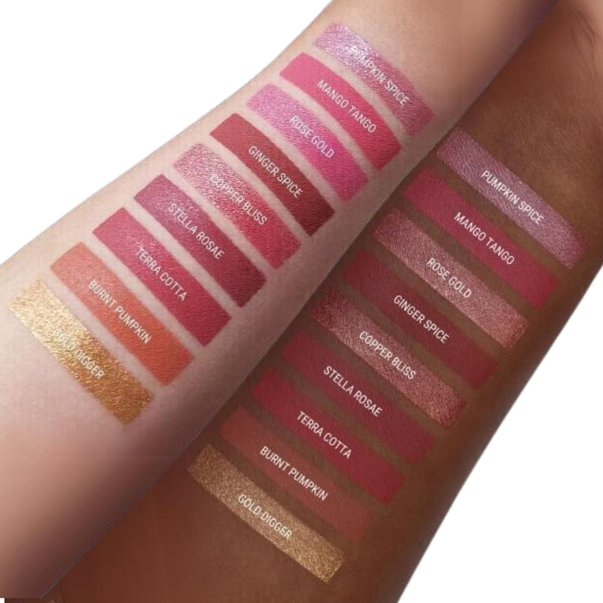Aromi Gold Digger Metallic Lipstick – Bronze Yellow Shimmer, Long-Lasting Handmade