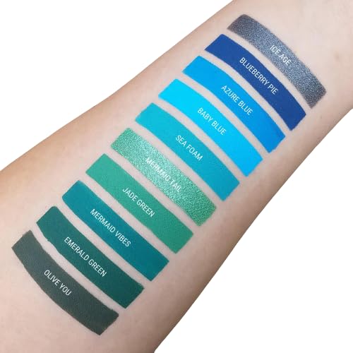 Aromi Green Metallic Liquid Lipstick | Mermaid Tail – Vegan, Cruelty-Free, Long-Lasting, Handmade
