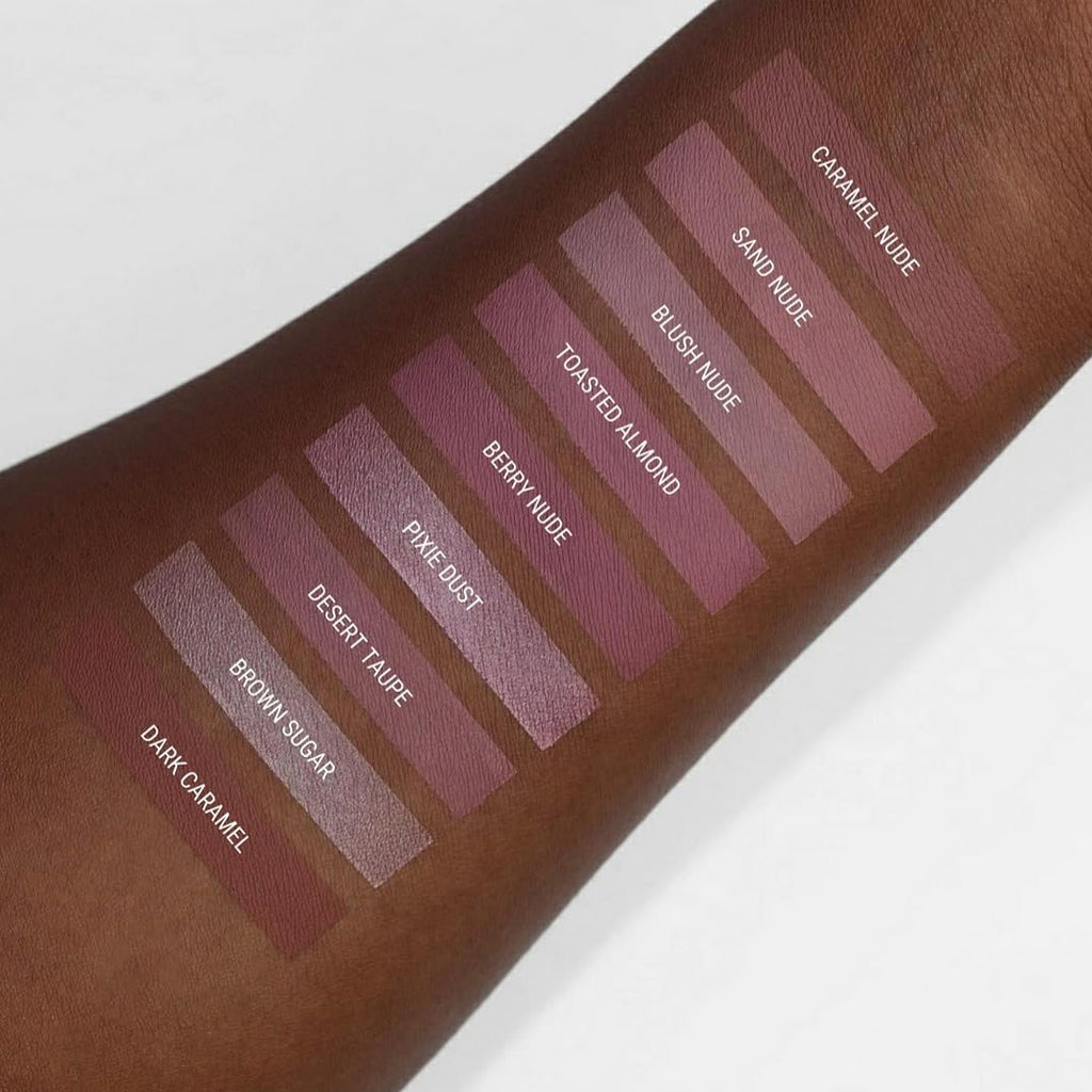 Aromi Sand Nude Matte Liquid Lipstick – Light Peachy Nude, Long-Lasting, Vegan & Cruelty-Free