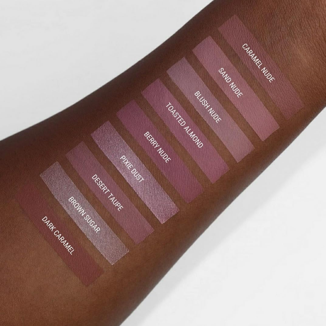 Aromi Sand Nude Matte Liquid Lipstick – Light Peachy Nude, Long-Lasting, Vegan & Cruelty-Free