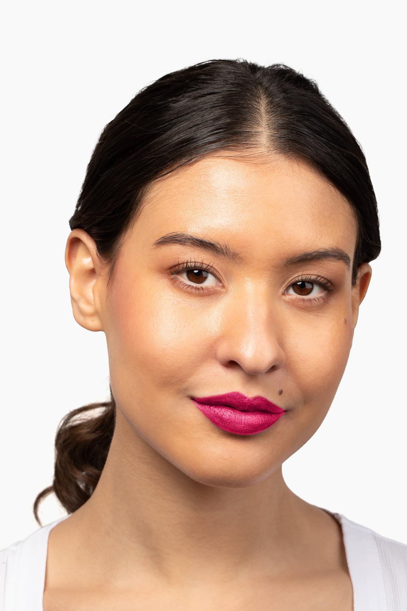 Aromi Hot Pink Metallic Liquid Lipstick – Fab Flamingo | Vegan, Cruelty-Free, Long-Lasting