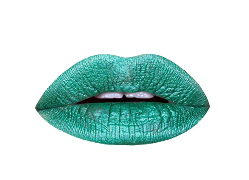 Aromi Green Metallic Liquid Lipstick | Mermaid Tail – Vegan, Cruelty-Free, Long-Lasting, Handmade