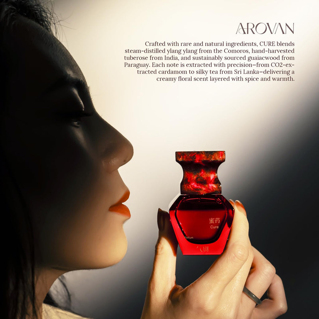 Arovan CURE Eau de Parfum – Ylang Ylang, Tuberose & Vanilla | 0.85 fl oz