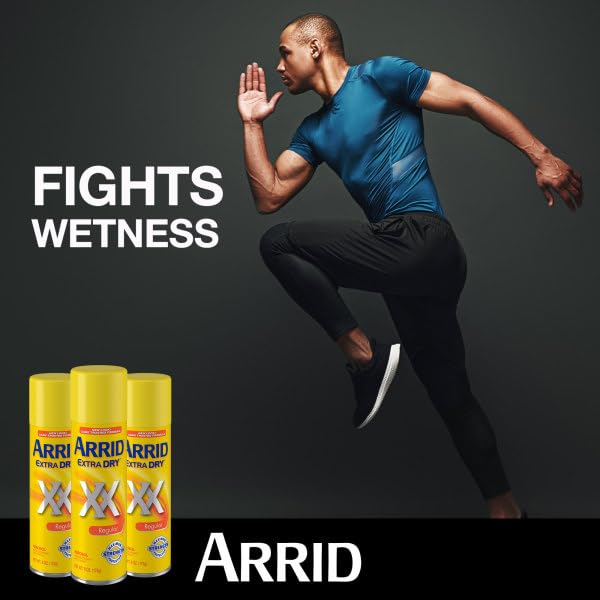 Arrid Extra Dry Antiperspirant Deodorant Spray Regular – Pack of 3 | All-Day Protection