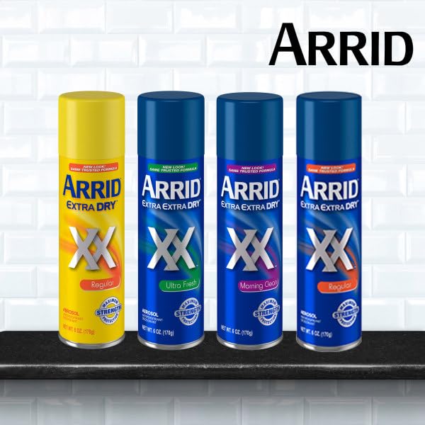 Arrid Extra Dry Antiperspirant Deodorant Spray Regular – Pack of 3 | All-Day Protection