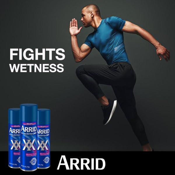 Arrid Morning Clean Aerosol Deodorant Antiperspirant 6 oz | 2 Pack