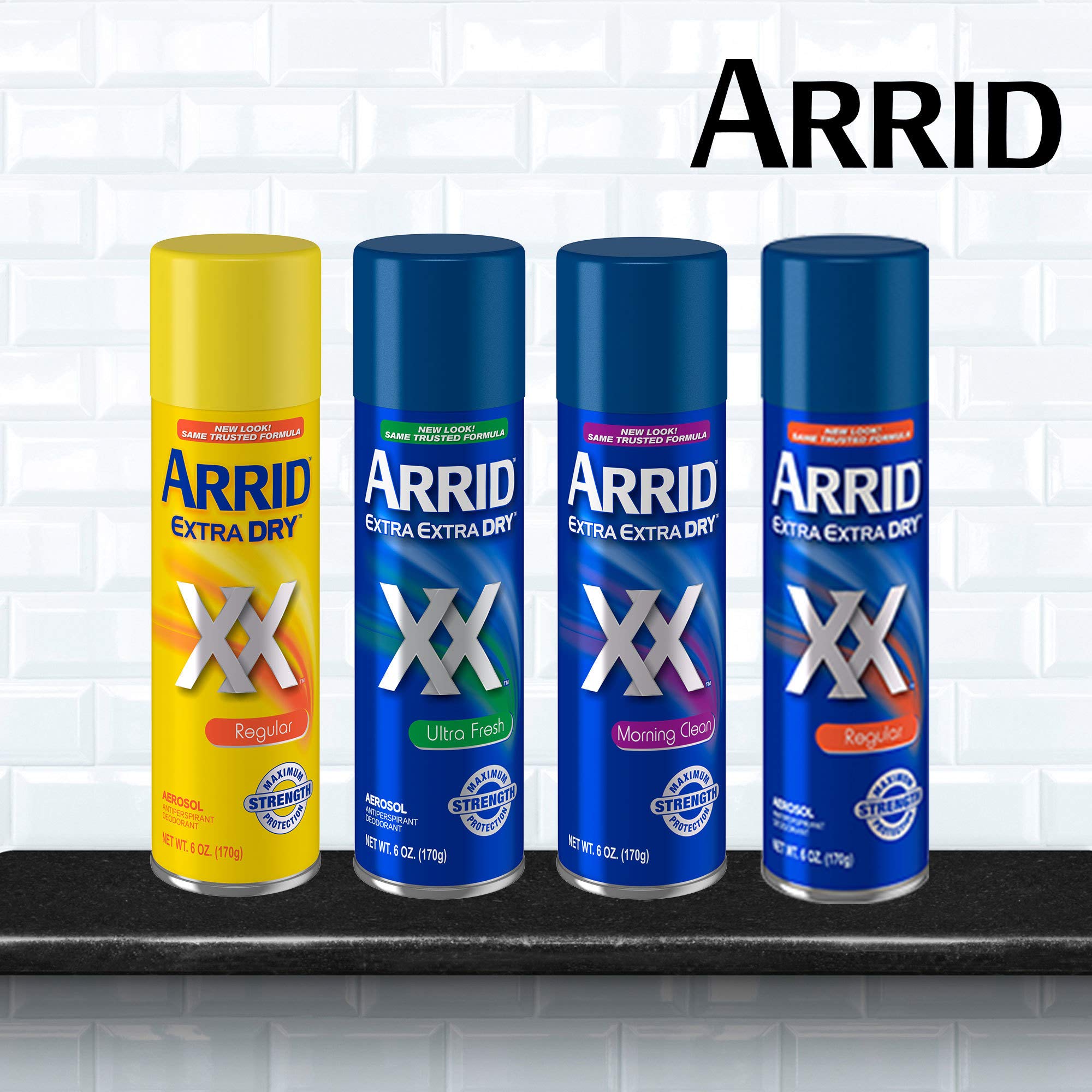 Arrid XX Extra Dry Antiperspirant Deodorant Twin Pack – 2 x 6 oz Cans