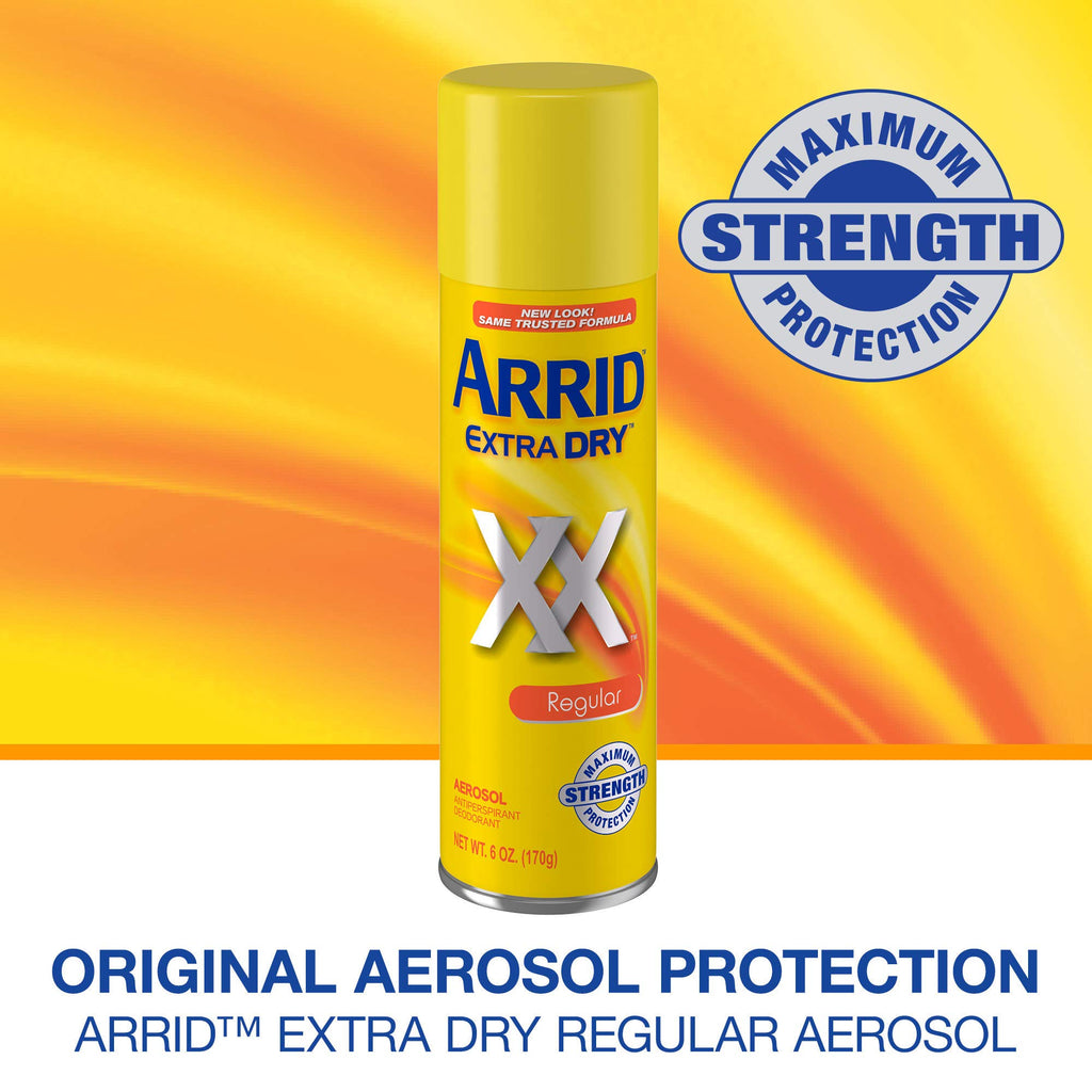 Arrid XX Extra Dry Antiperspirant Deodorant Twin Pack – 2 x 6 oz Cans