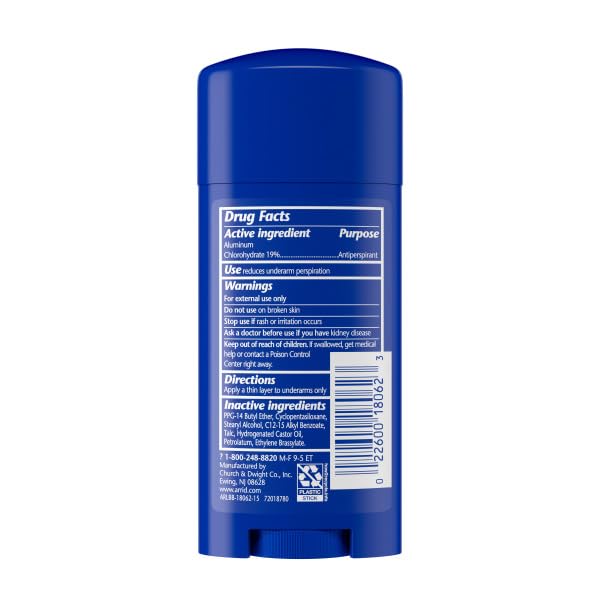 ARRID XX Solid Unscented Anti-Perspirant Deodorant 2.6 oz - Pack of 8