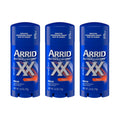 ARRID XX Anti-Perspirant Deodorant Solid Regular 2.6 oz — Pack of 3