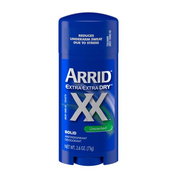 ARRID XX Solid Unscented Anti-Perspirant Deodorant 2.6 oz - Pack of 8