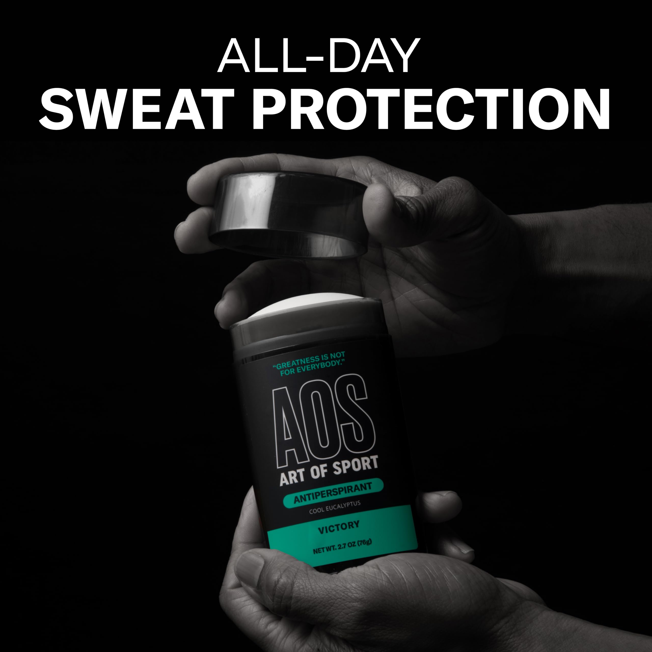 Art of Sport Men’s Antiperspirant with Eucalyptus – Victory Scent, Made with Natural Botanicals | 2.7 oz Pack of 2