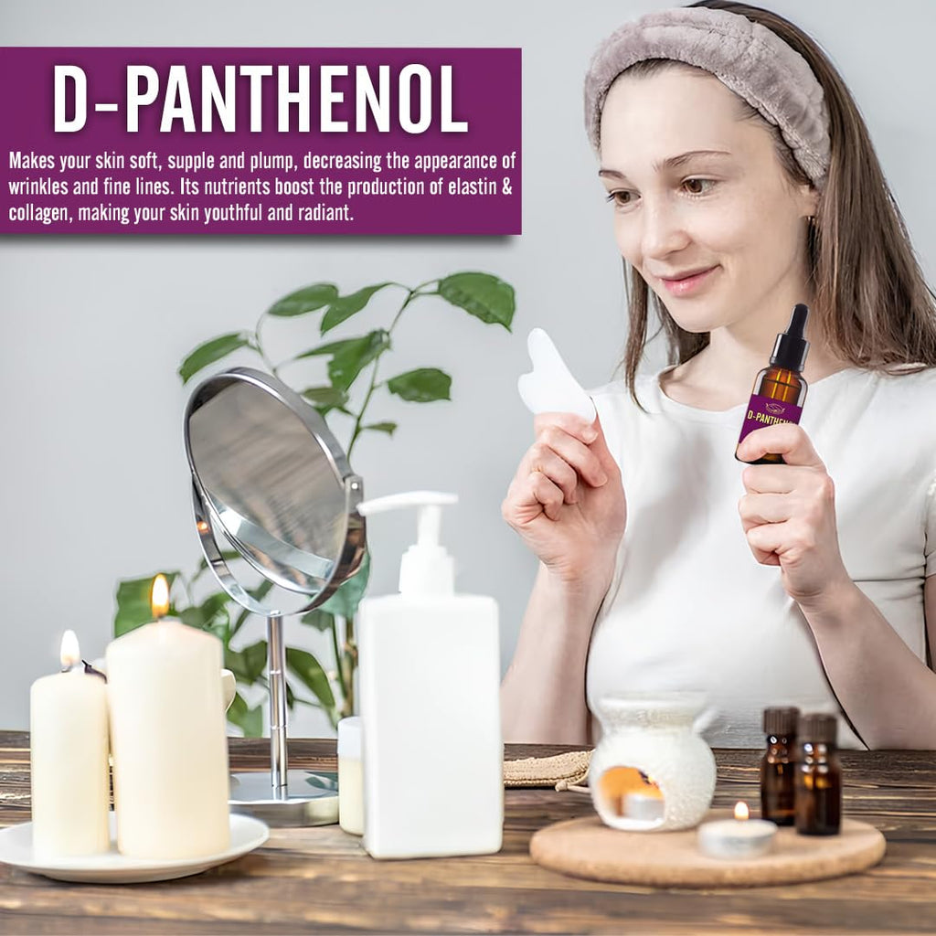 Artekas Innovation D-Panthenol 76.9% Concentrate – Pro-Vitamin B5 for DIY Serums, Creams & Hair Care | 2 x 1 oz