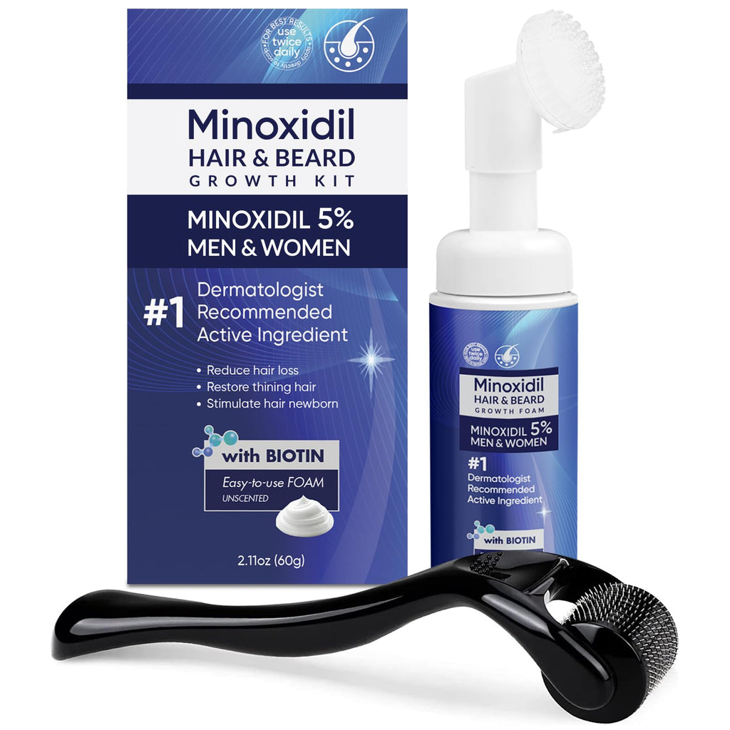 Artimore 5% Minoxidil Foam for Hair Growth – For Men & Women (2 oz)