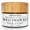 Artisanna Farms Miracle Tallow Balm – Hand-Crafted in the USA with Manuka Honey, Grass-Fed Tallow & Herbal Infusions (1 oz, Barely Scented)
