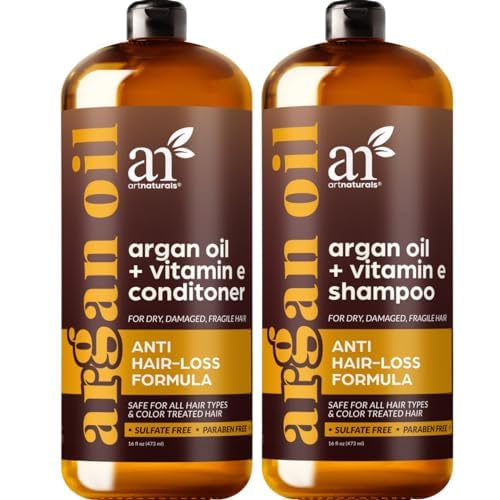 artnaturals Moroccan Argan Oil Hair Loss Shampoo & Conditioner Set – 2 x 16 oz