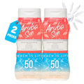 Aruba Sun SPF 50 Sunscreen Lotion 16oz 2-Pack | Reef-Safe, No Oxybenzone or Octinoxate | Broad-Spectrum UVA/UVB, Waterproof & Non-Greasy