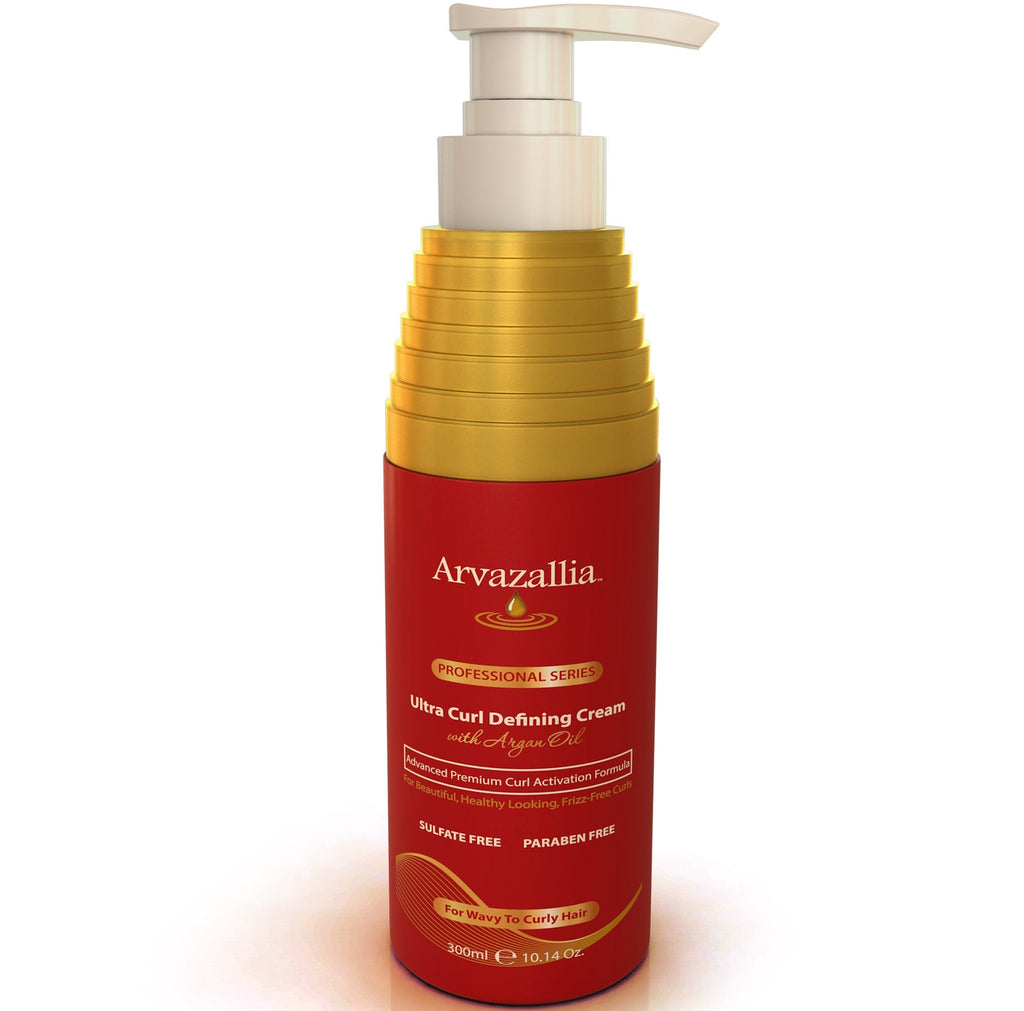 Arvazallia Ultra Curl Defining Cream with Argan Oil for Wavy & Curly Hair