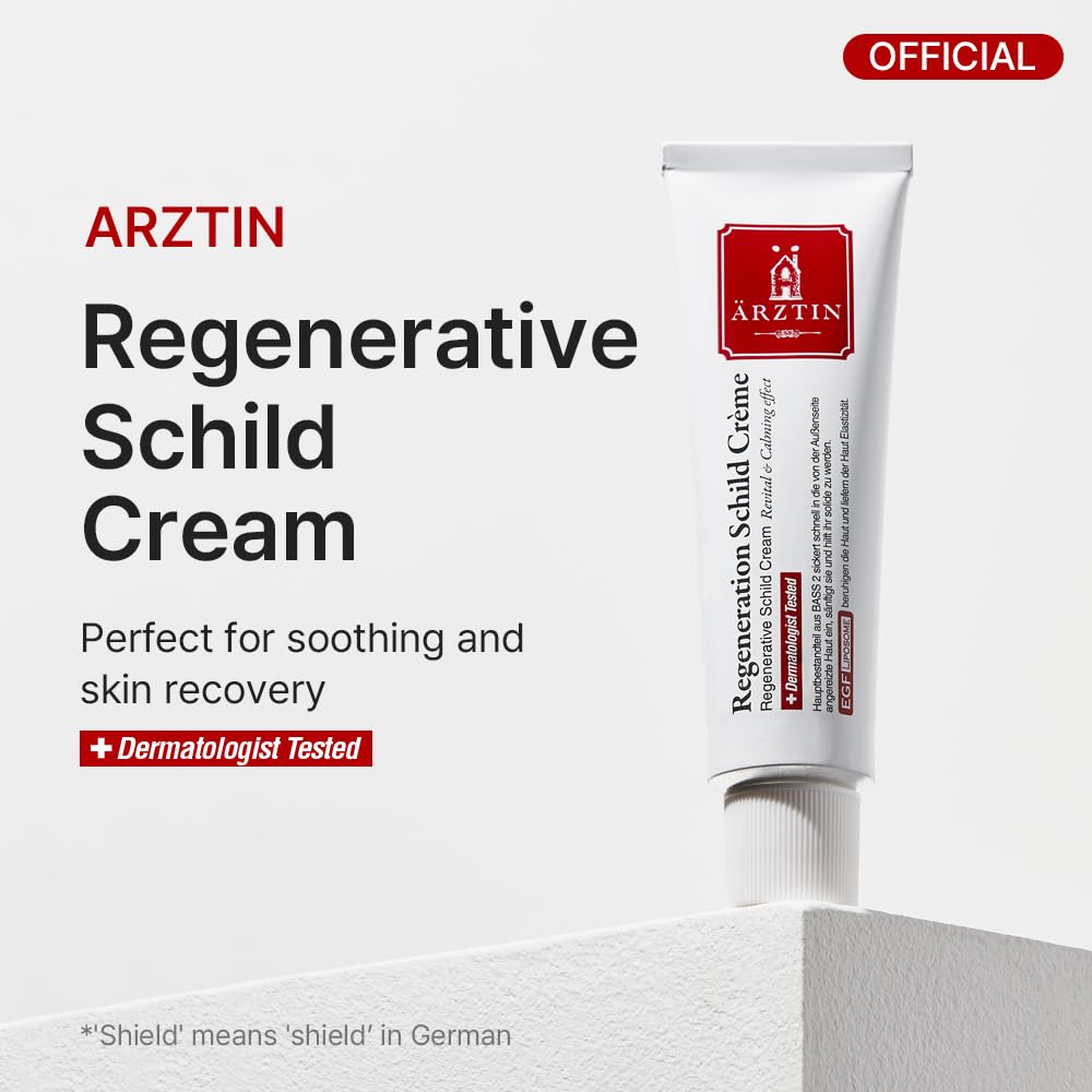 ARZTIN Regenerative Shield Cream – Daily Repair for Sensitive & Anti-Aging Skin (1.8 oz)