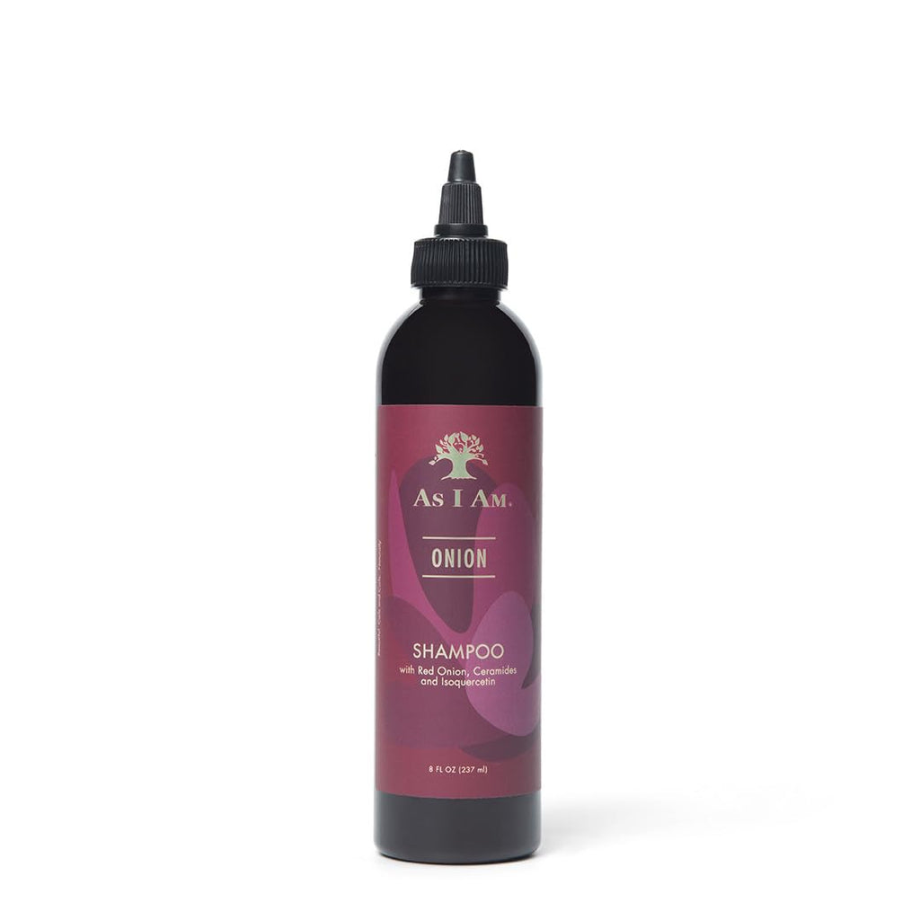 As I Am Onion Shampoo – 8 oz with Red Onion, Ceramides & Isoquercetin | Supports Healthy Hair Growth