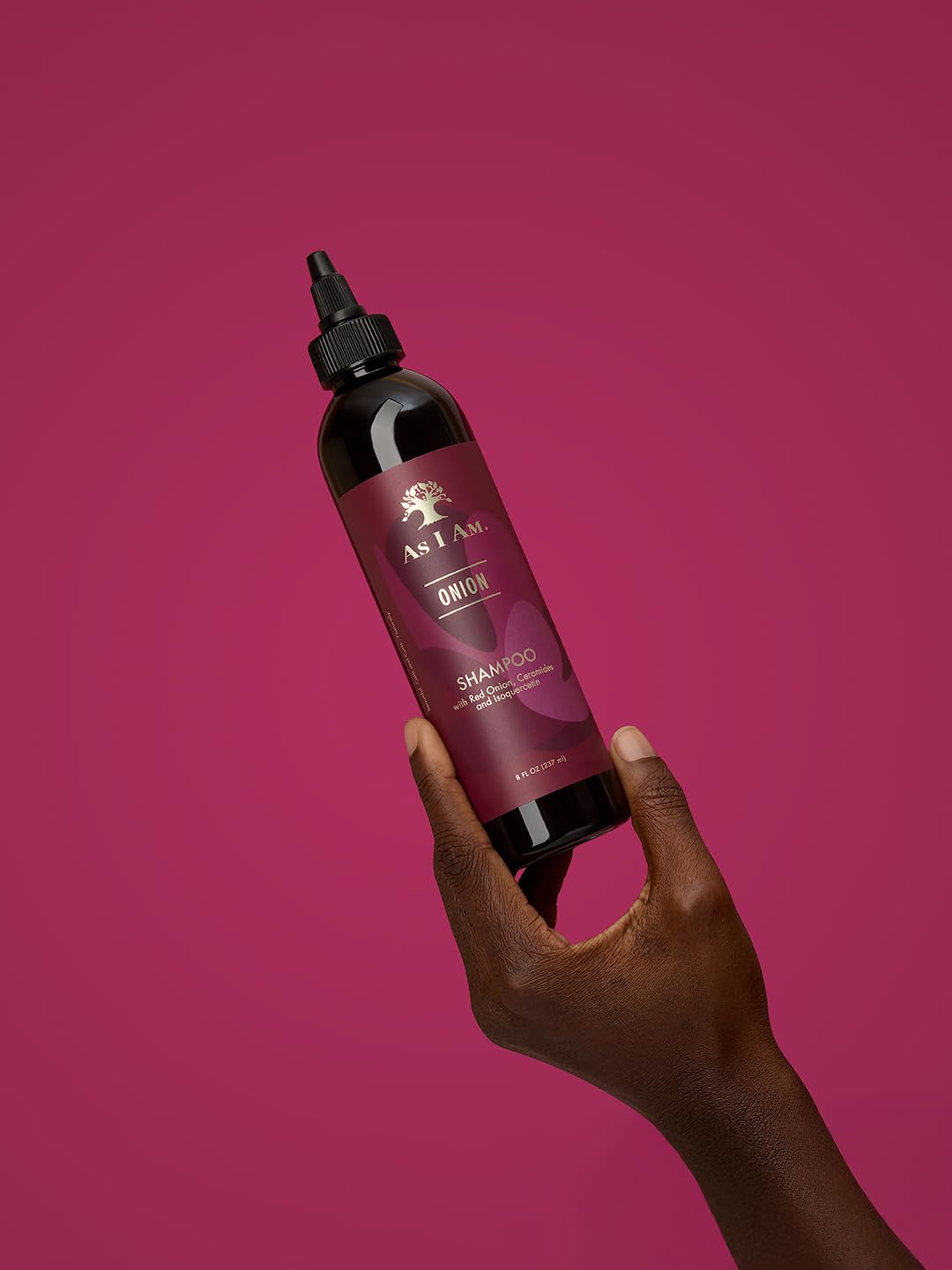 As I Am Onion Shampoo – 8 oz with Red Onion, Ceramides & Isoquercetin | Supports Healthy Hair Growth