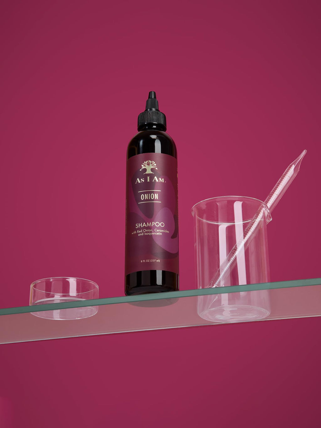 As I Am Onion Shampoo – 8 oz with Red Onion, Ceramides & Isoquercetin | Supports Healthy Hair Growth