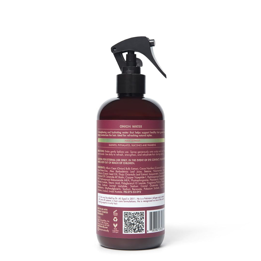 As I Am Onion Water – 16 oz with Red Onion, Ceramides & Isoquercetin for Healthy Hair Growth