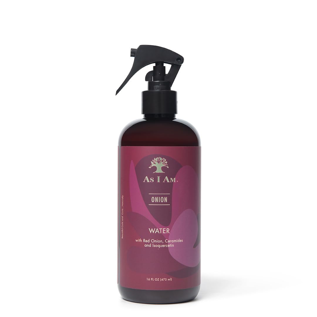 As I Am Onion Water – 16 oz with Red Onion, Ceramides & Isoquercetin for Healthy Hair Growth