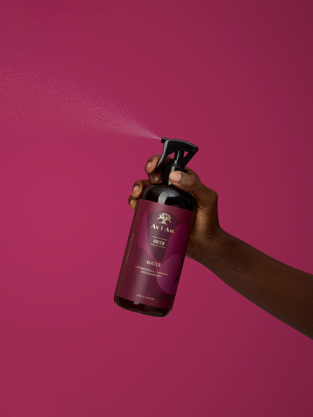 As I Am Onion Water – 16 oz with Red Onion, Ceramides & Isoquercetin for Healthy Hair Growth