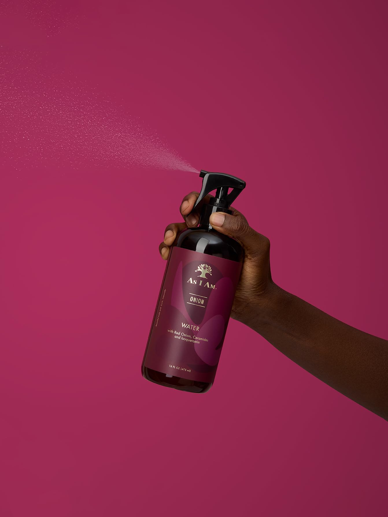 As I Am Onion Water – 16 oz with Red Onion, Ceramides & Isoquercetin for Healthy Hair Growth