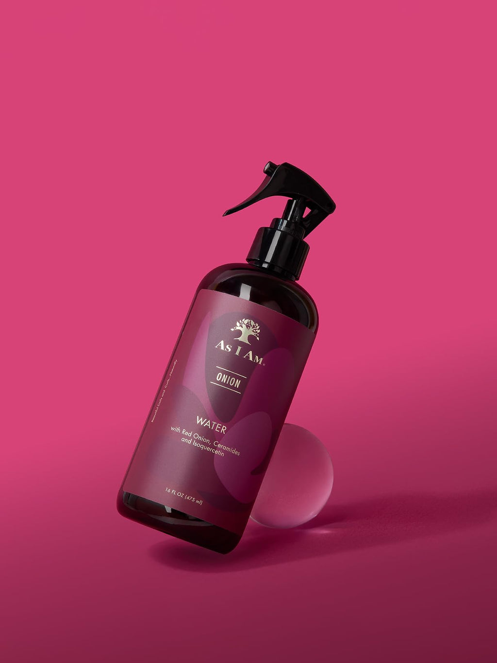 As I Am Onion Water – 16 oz with Red Onion, Ceramides & Isoquercetin for Healthy Hair Growth