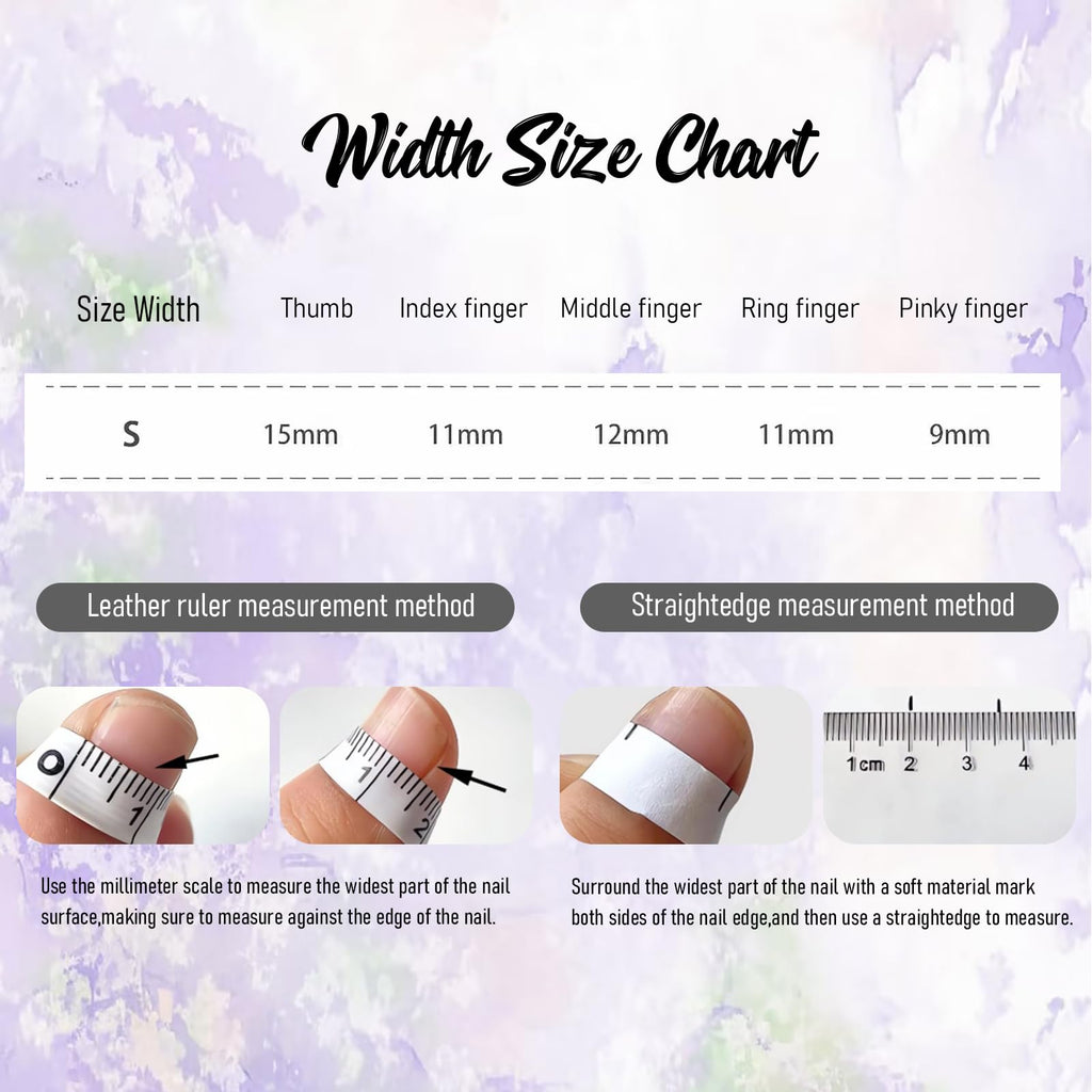 ASABITE 10Pcs Handmade Coffin Press-On Nails with 3D Flower Design