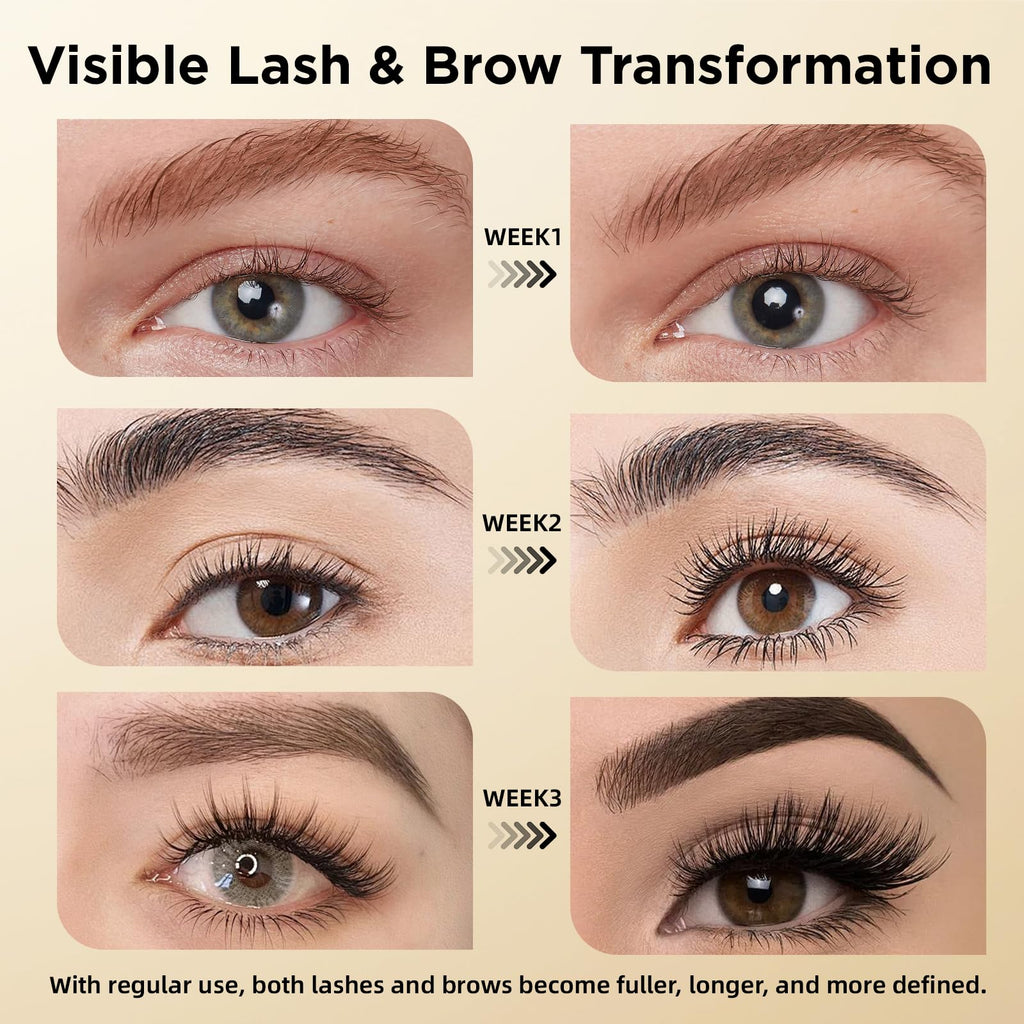 ASAMO Pure Gold Eyelash & Eyebrow Growth Serum – 15 Plant Extracts