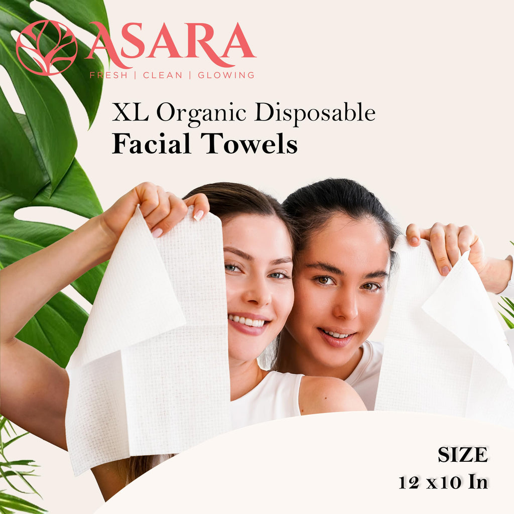 ASARA NEW YORK PROBIOTIC SKIN SCIENCE Clean Face Towels XL Wipes – Water-Activated Makeup Remover, Sensitive Skin, Organic Vegan Biodegradable | 100 Count