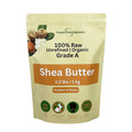 Asase Pure Naturals Organic Shea Butter – Raw, Unrefined Grade A, 1 lb from Ghana