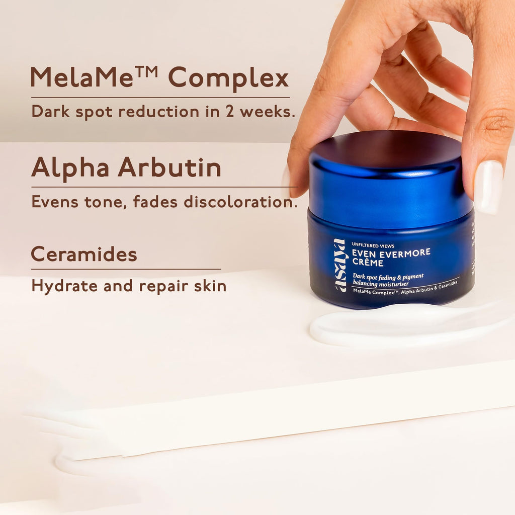 Asaya Ceramides Moisturizer with Alpha Arbutin | Even Tone, Deep Hydration | 1.76 Oz