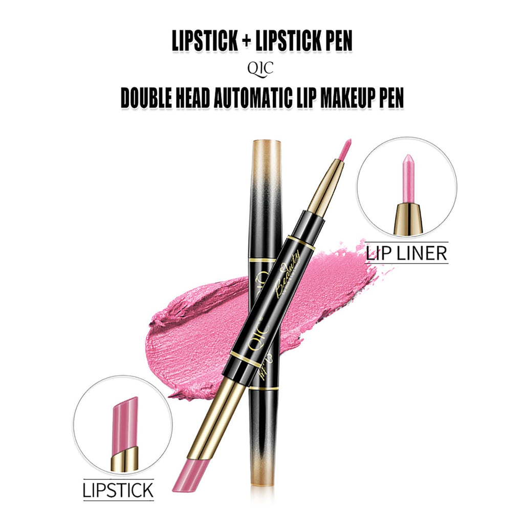 Aseawave 6Pcs Lip Liner & Lipstick Set — Matte, Long-Lasting, Waterproof (Purple Red to Ruby Red)